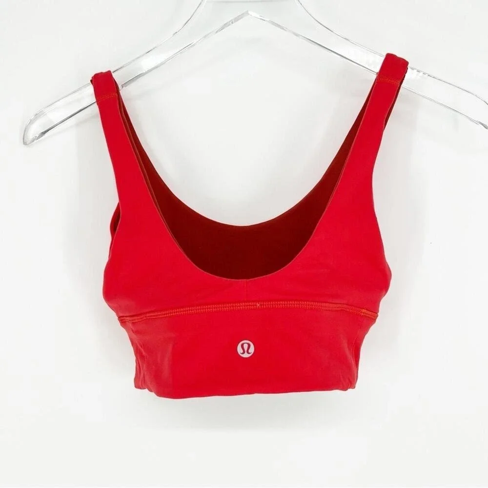 Lululemon Women's Align Reversible A/B Sports Bra 2 Mulled Wine